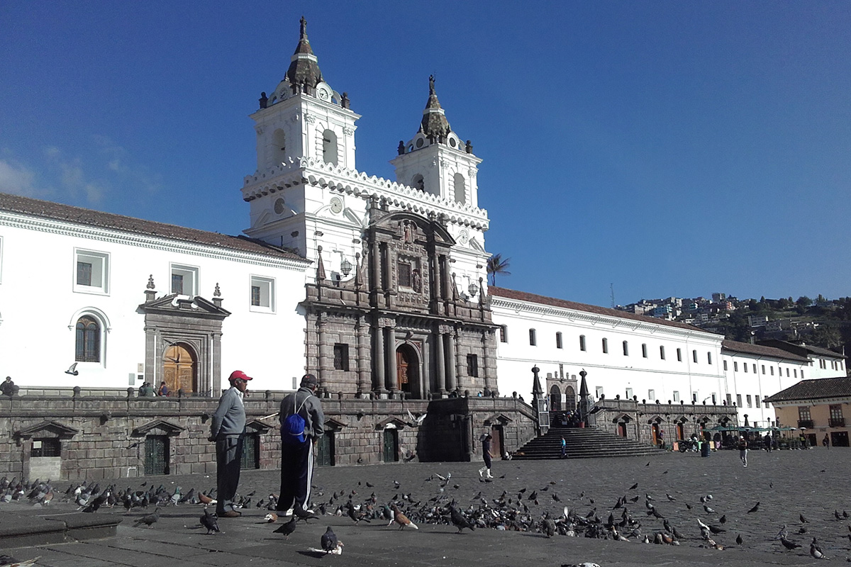 Iglesia de San francisco en Quito
