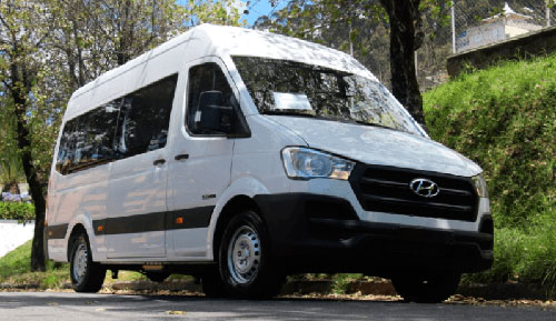Transporte turístico Minivan hyundai H350